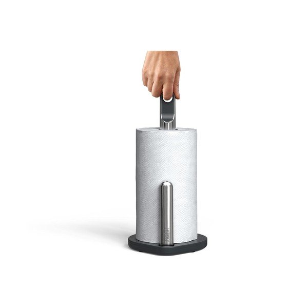 Тъмносива пластмасова стойка за кухненска хартия Hold – Joseph Joseph-image-3