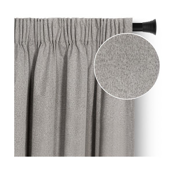 Кафяво-сиво затъмняващо перде 140x250 cm Corita – Restilo
