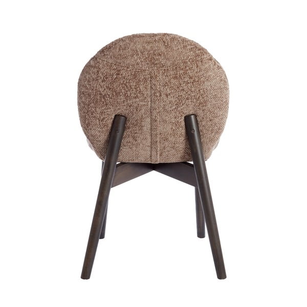 Кафяви тапицирани трапезни столове в комплект 2 бр. Sinosa – Light & Living-image-3