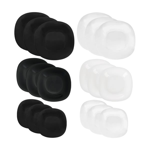 Стъклен комплект за хранене 18 бр. LUNA – Orion-image-3