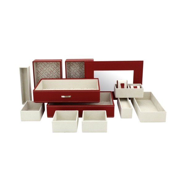 Šperkovnice Module Red, 30x21x18 cm-image-1