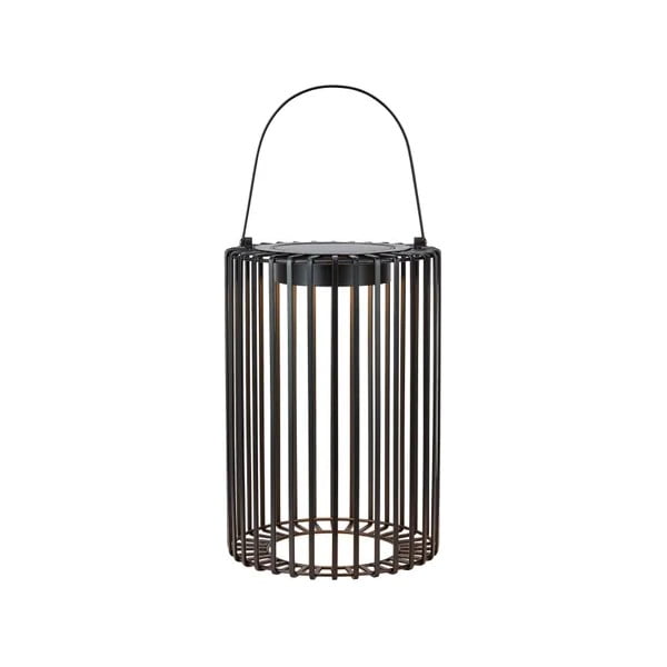 Черен екстериорен LED фенер със соларен панел с USB (височина 54 cm) Cavia – Markslöjd-image-3