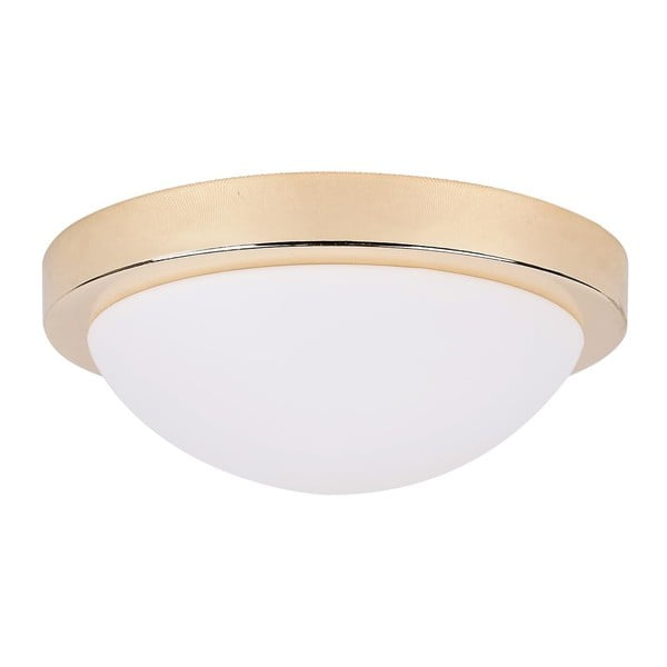 Лампа за таван в златист цвят със стъклен абажур ø 28 cm Roda - Candellux Lighting