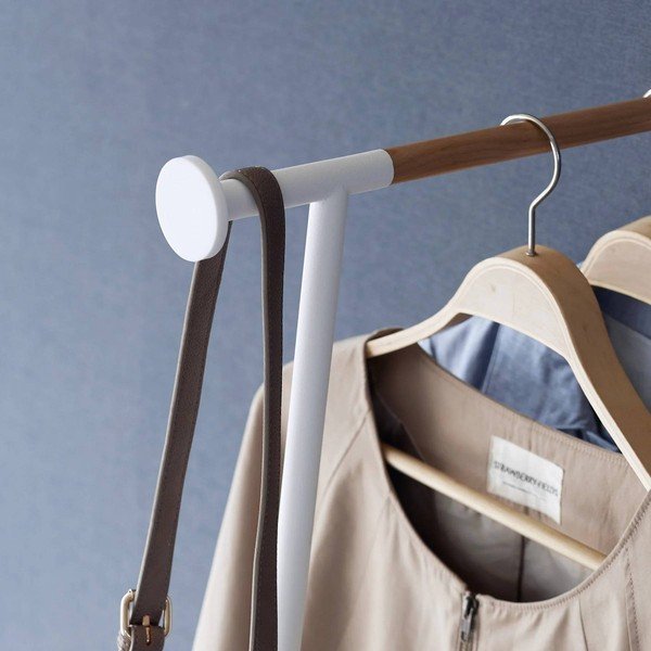 Бяла метална стенна закачалка 38,5 cm Tower – YAMAZAKI-image-3