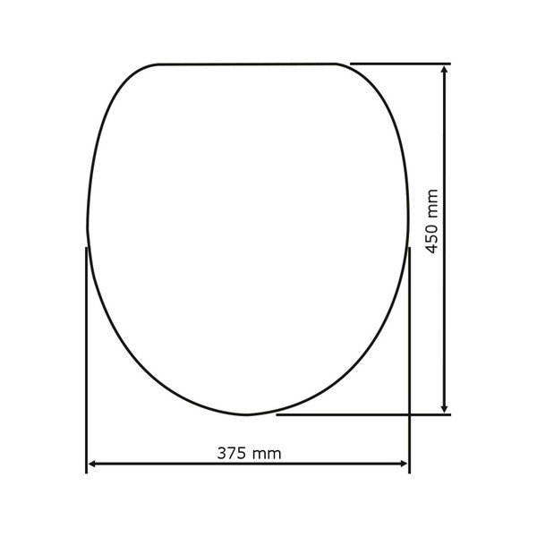 Тоалетна седалка , 45 x 37,5 cm Soda - Wenko-image-3