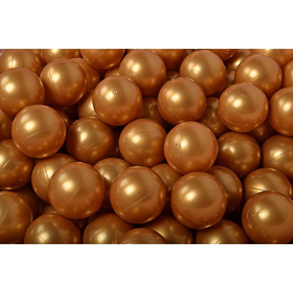 Бежов кадифен басейн с топки ø 90x30 cm Montessori – Meowbaby-image-3