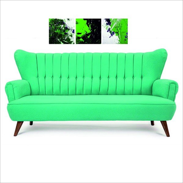 Sada 3 nástěnných dekorací CMT Glass Framework 20, 30 x 30 cm-image-1