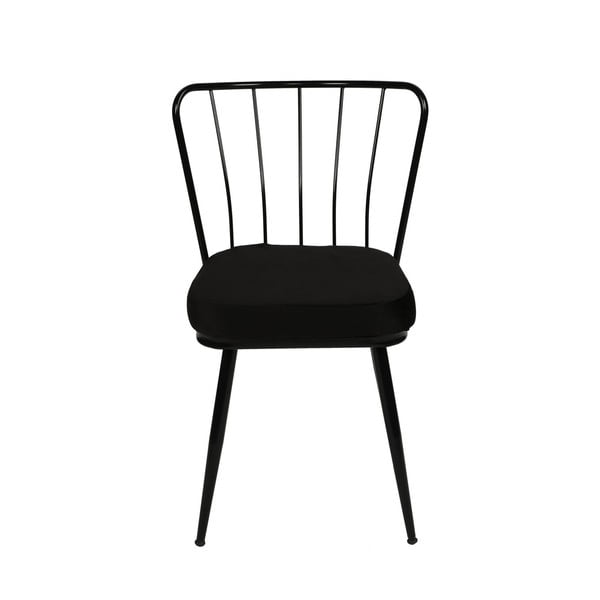 Черни метални трапезни столове в комплект от 2 броя Yildiz - Kalune Design