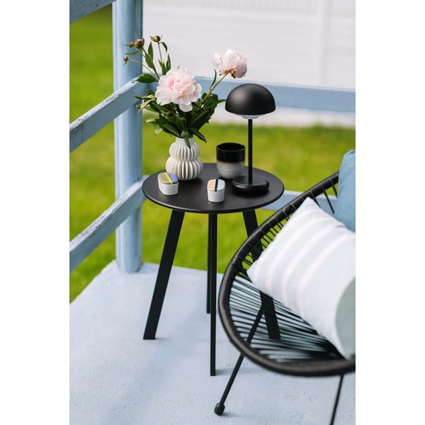 Черен градински стол метален/пластмасов Avocado Comfort – Bonami Selection-image-2