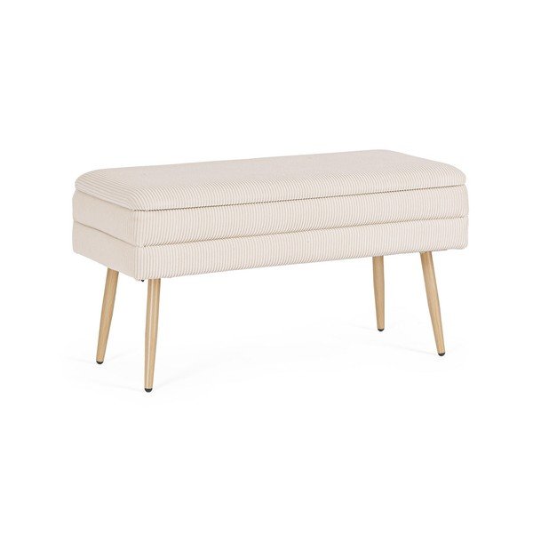 Бяла подплатена пейка Olga – Bizzotto-image-2