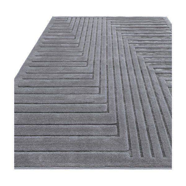 Антрацитен килим 120x170 cm Valley - Asiatic Carpets-image-4