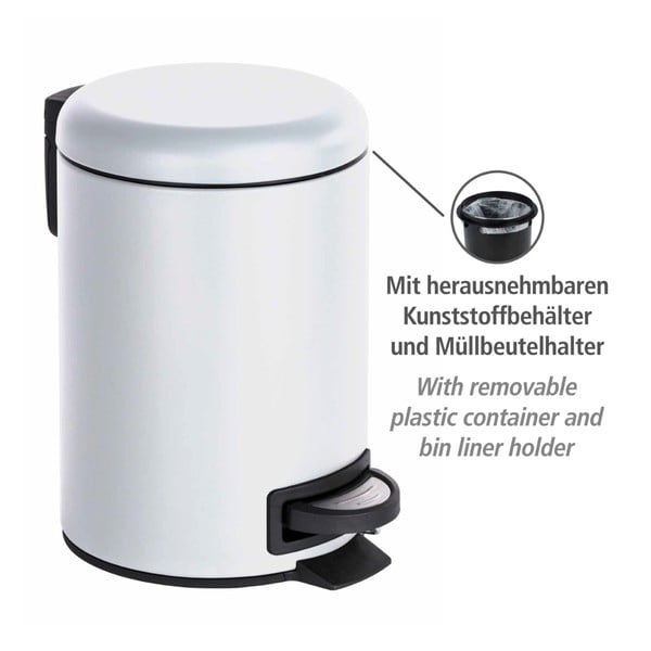 Бяло кошче за отпадъци , 3 л Leman - Wenko-image-4