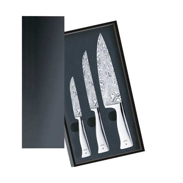 Комплект от 3 ножа със специално острие от стомана Damasteel - WMF