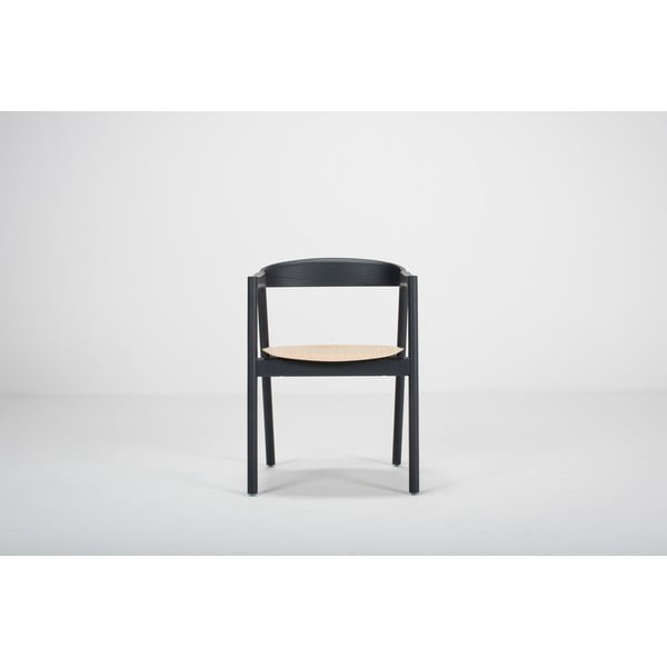 Стол за хранене от черен дъб Muna - Gazzda-image-3