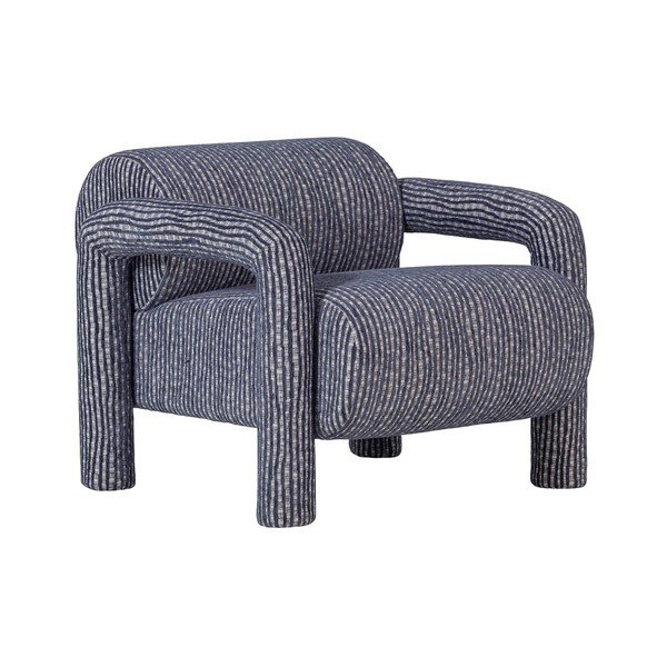 Сиво-синьо кресло Lenny – WOOOD