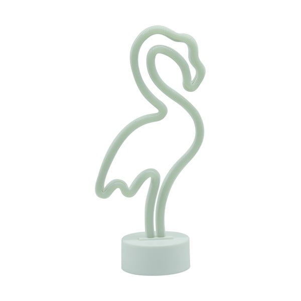 Неонова светлинна декорация в цвят мента Flamingo – Hilight