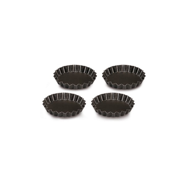 Комплект от 4 стоманени формички за бисквити, ø 12 см - Guardini