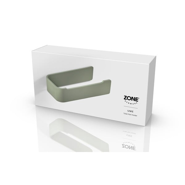 Светлозелен стенен метален държач за тоалетна хартия Ume – Zone-image-2