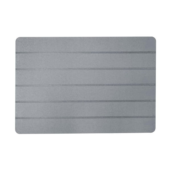 Сив килим за баня 50x70 cm Baline – douceur d'intérieur