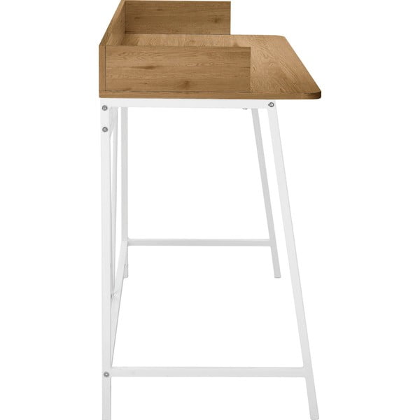 Работна маса с дъбов плот 50x120 cm Savona – Støraa-image-2