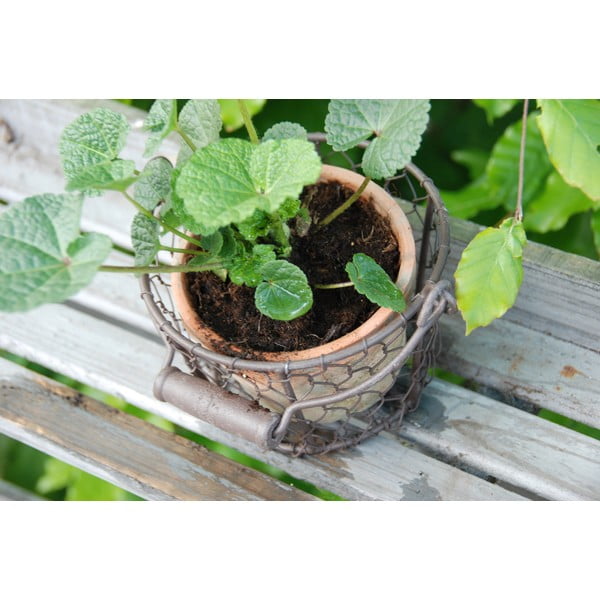 Теракотена ръчно изработена саксия за цветя ø 12 cm – Esschert Design-image-4