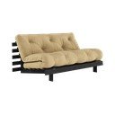 Сгъваем диван в цвят горчица 160 cm Roots Black Night – Karup Design