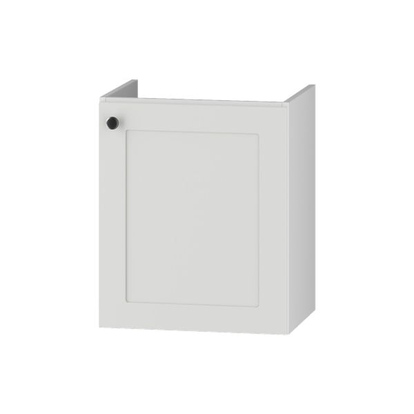 Бял нисък висящ шкаф под умивалника 46,5x55,5 cm Senja - STOLKAR