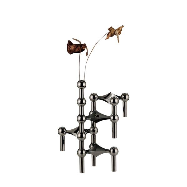 Черен гланц z terazza ваза (височина 10 cm) Nagel – STOFF Nagel-image-4