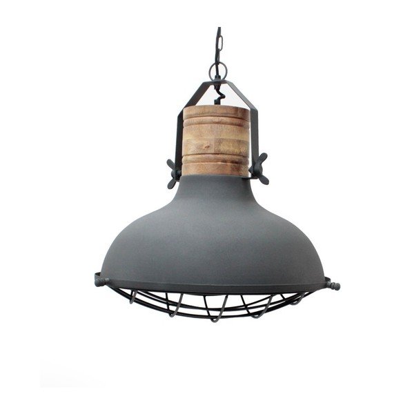Сиво таванно осветително тяло Мрежа, ⌀ 52 cm - LABEL51-image-2