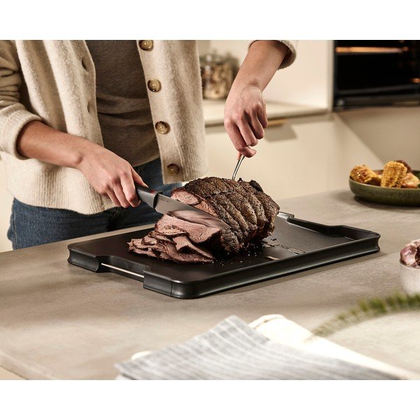 Пластмасова дъска за рязане 41 x 29 cm Cut&Carve – Joseph Joseph-image-1