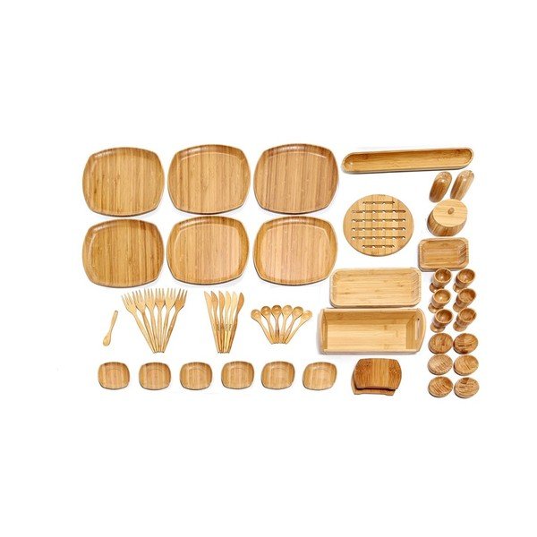Бамбуков комплект за закуска Ikon - Bambum