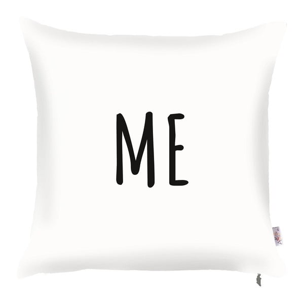 Bílý povlak na polštář Mike & Co. NEW YORK Me, 43 x 43 cm