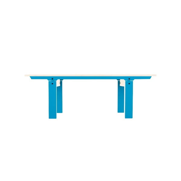 Modrá lavice na sezení rform Slim 04, délka 133 cm