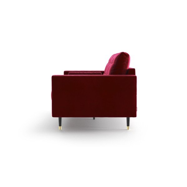 Червен кадифен диван Alto Aldo - Daniel Hechter Home-image-4