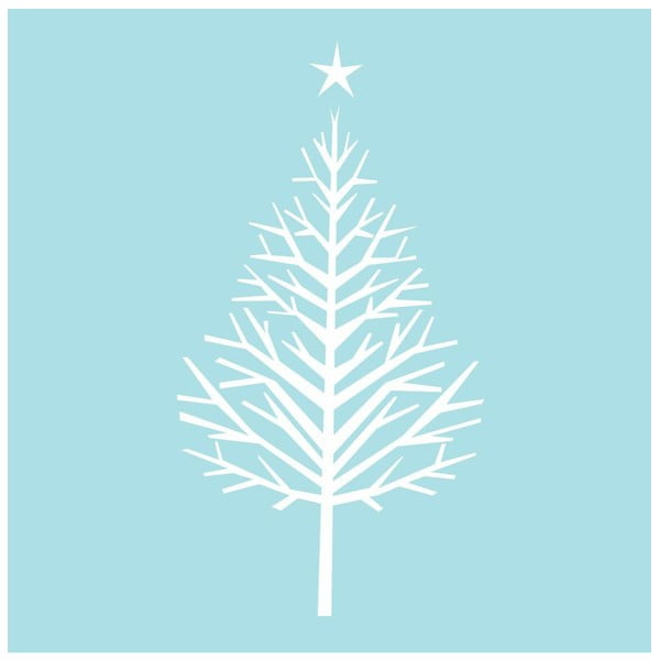 Samolepka White Nude Chritmas tree-image-1