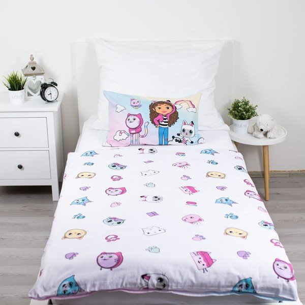 Памучно детско спално бельо за детско креватче 100x135 cm Gabby's Dollhouse "Sugar Dream" – Jerry Fabrics-image-3