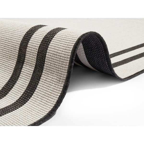 Черно-кремав килим за открито , 200 x 290 cm Manito - NORTHRUGS-image-1