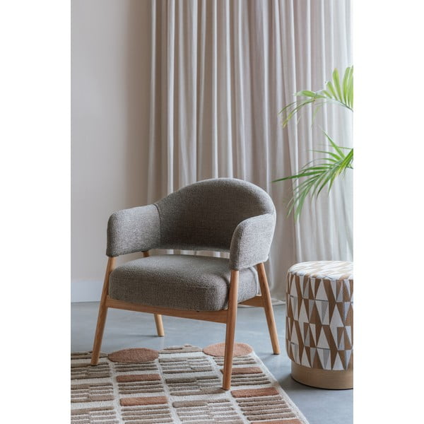 Кафява табуретка Ziggy – White Label-image-4