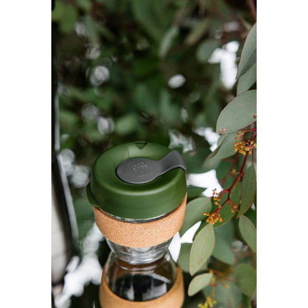 Зелена чаша за път 454 ml Brew Cork Pine L – KeepCup-image-1