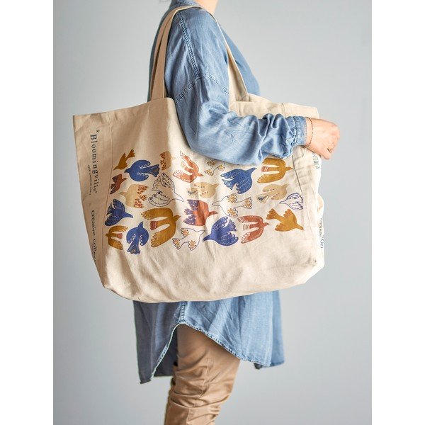 Памучна пазарска чанта Anniversary – Bloomingville-image-1