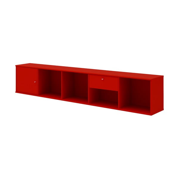Червена стена за книги Mistral 108 - Hammel Furniture-image-3