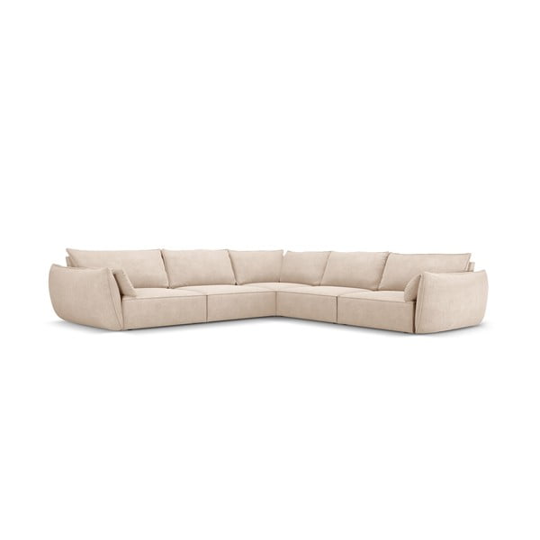 Бежов ъглов диван (променлив) Vanda - Mazzini Sofas-image-2
