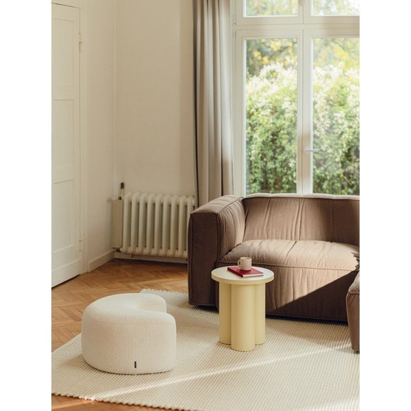 Бежова табуретка от прежда с примки от букле Ü – noo.ma-image-1