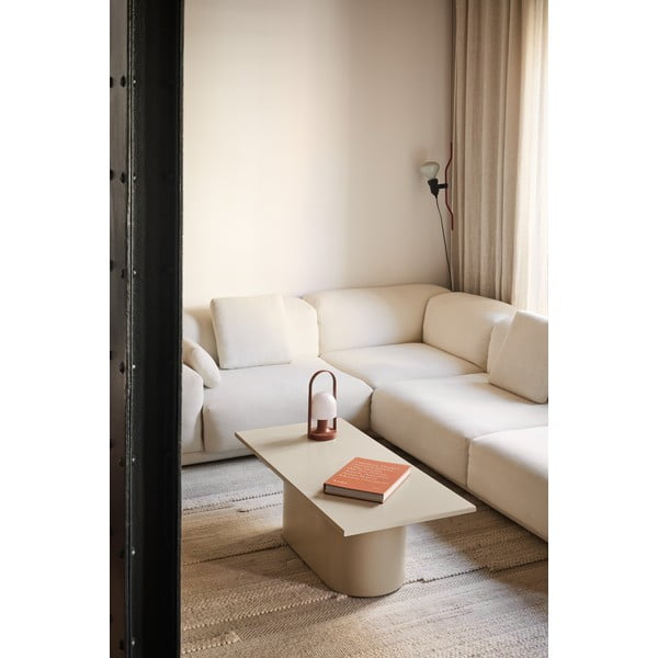 Кремава масичка за кафе 50x111 cm Totem – Teulat-image-1