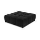 Модул за диван от черно кадифе Rome Velvet - Cosmopolitan Design