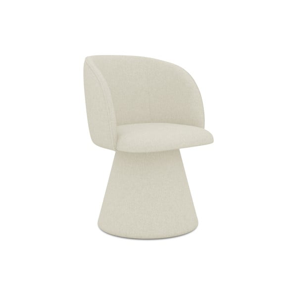 Кремав тапициран трапезен стол Maia – Makamii