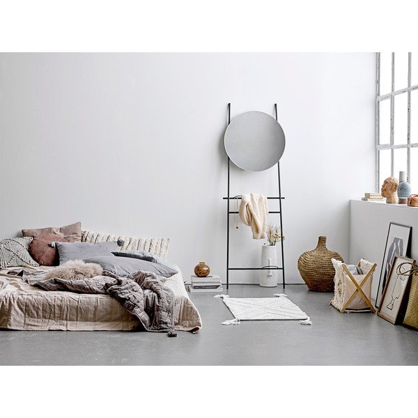 Бяла ваза от теракота Basic - Bloomingville-image-3