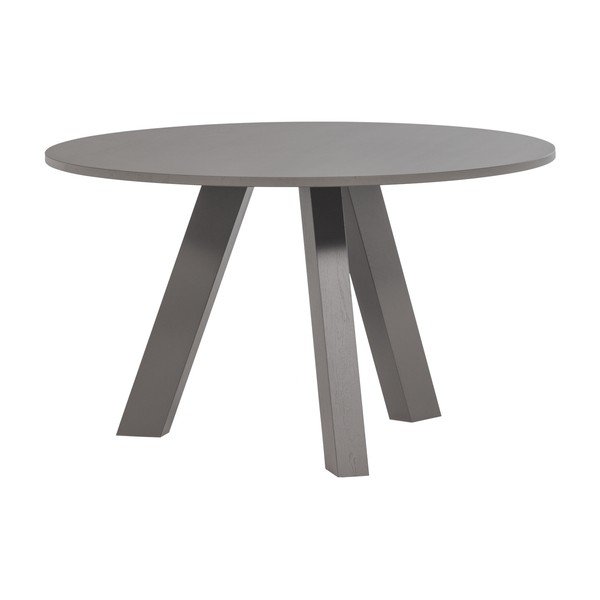 Кръгла трапезна маса от масивен дъб ø 129 cm Rhonda – WOOOD-image-2