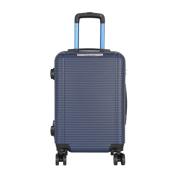 Modré kabinové zavazadlo na kolečkách Travel World Bobby