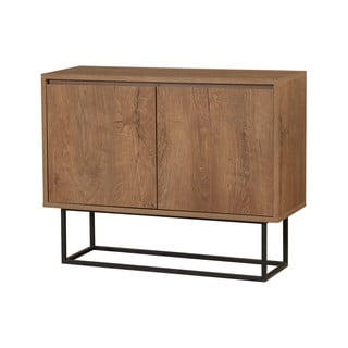 Шкафче от декор от орех в естествен цвят 90x72 cm Rodez – Kalune Design